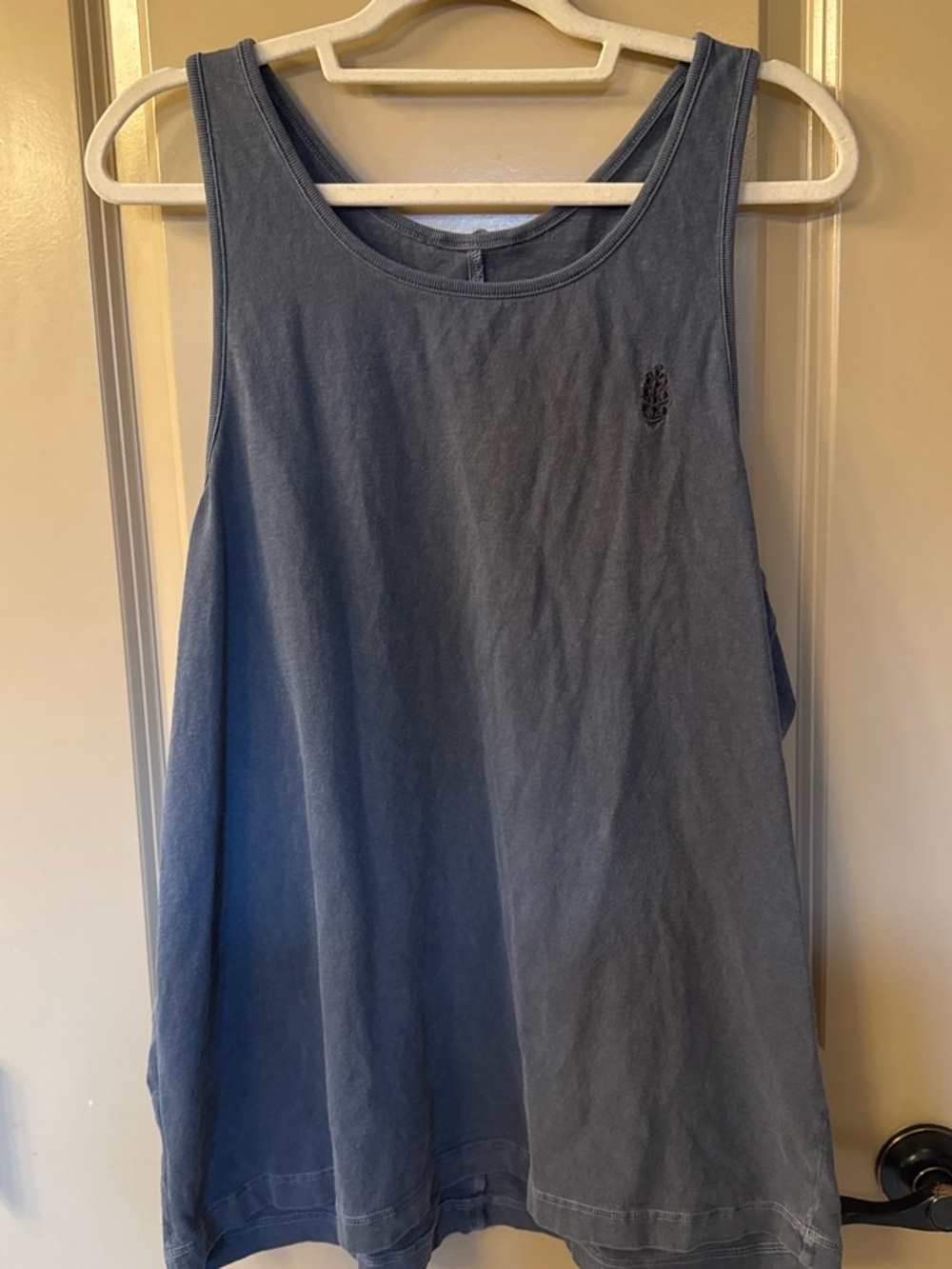 Free People  Relaxed summer dress in Slate Blue